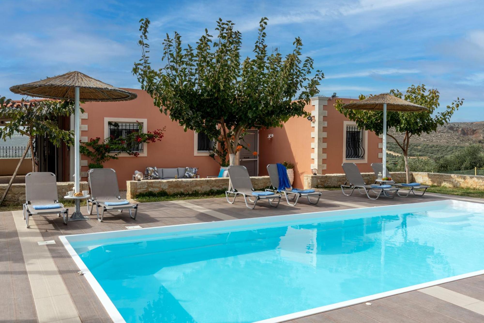 Nautilus Villa - Private Pool Elia  エクステリア 写真