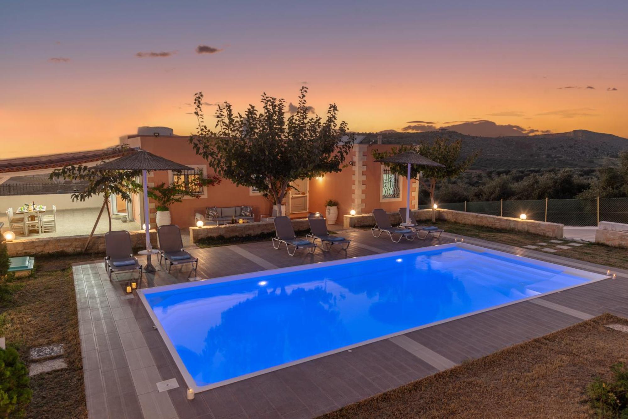 Nautilus Villa - Private Pool Elia  エクステリア 写真