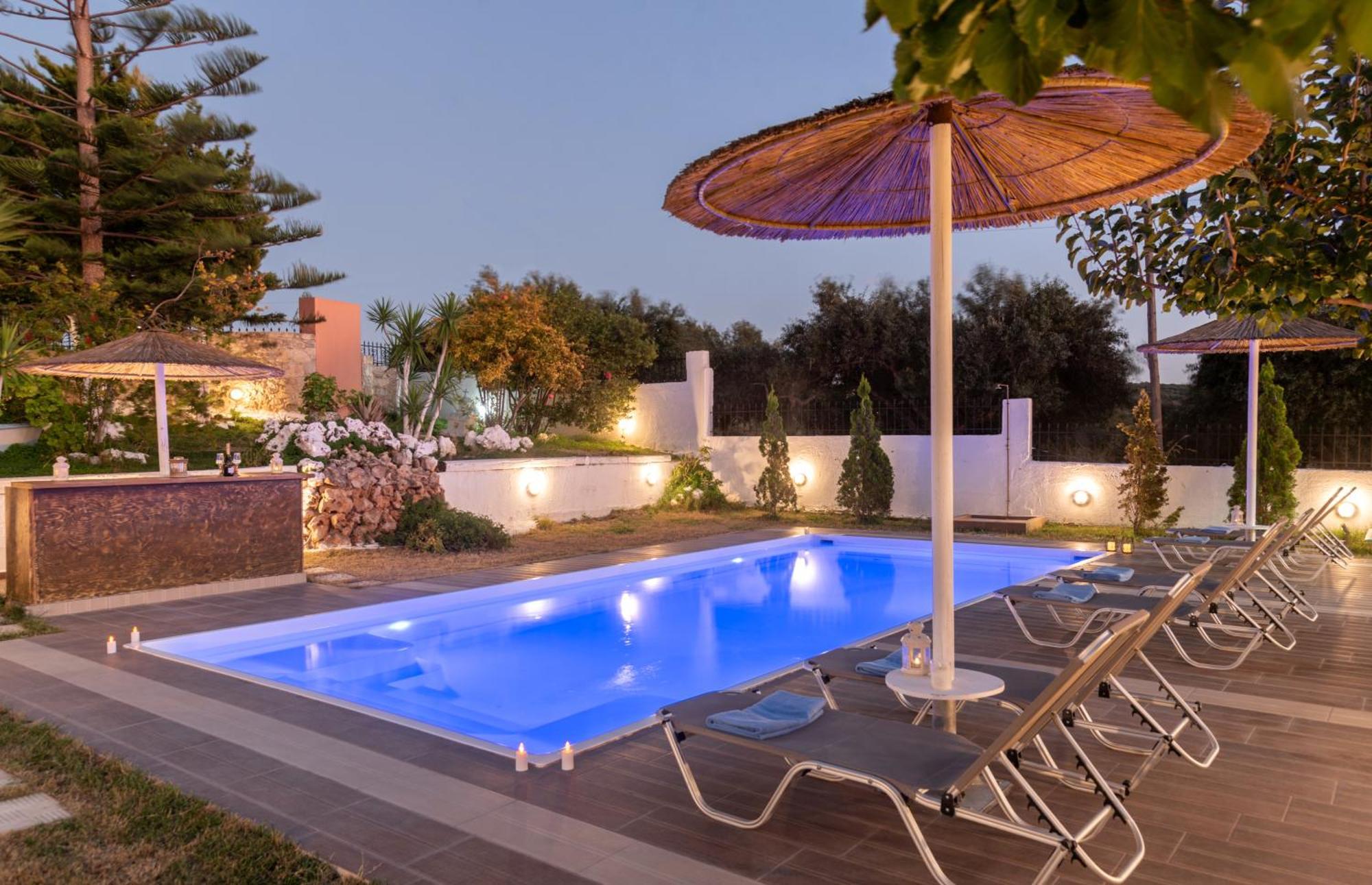 Nautilus Villa - Private Pool Elia  エクステリア 写真