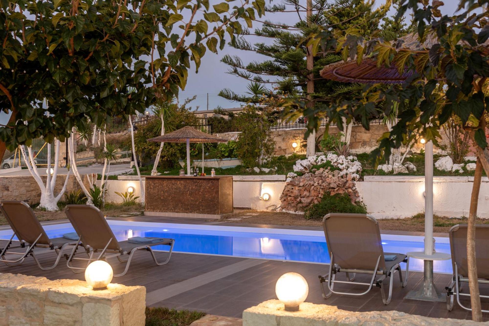 Nautilus Villa - Private Pool Elia  エクステリア 写真