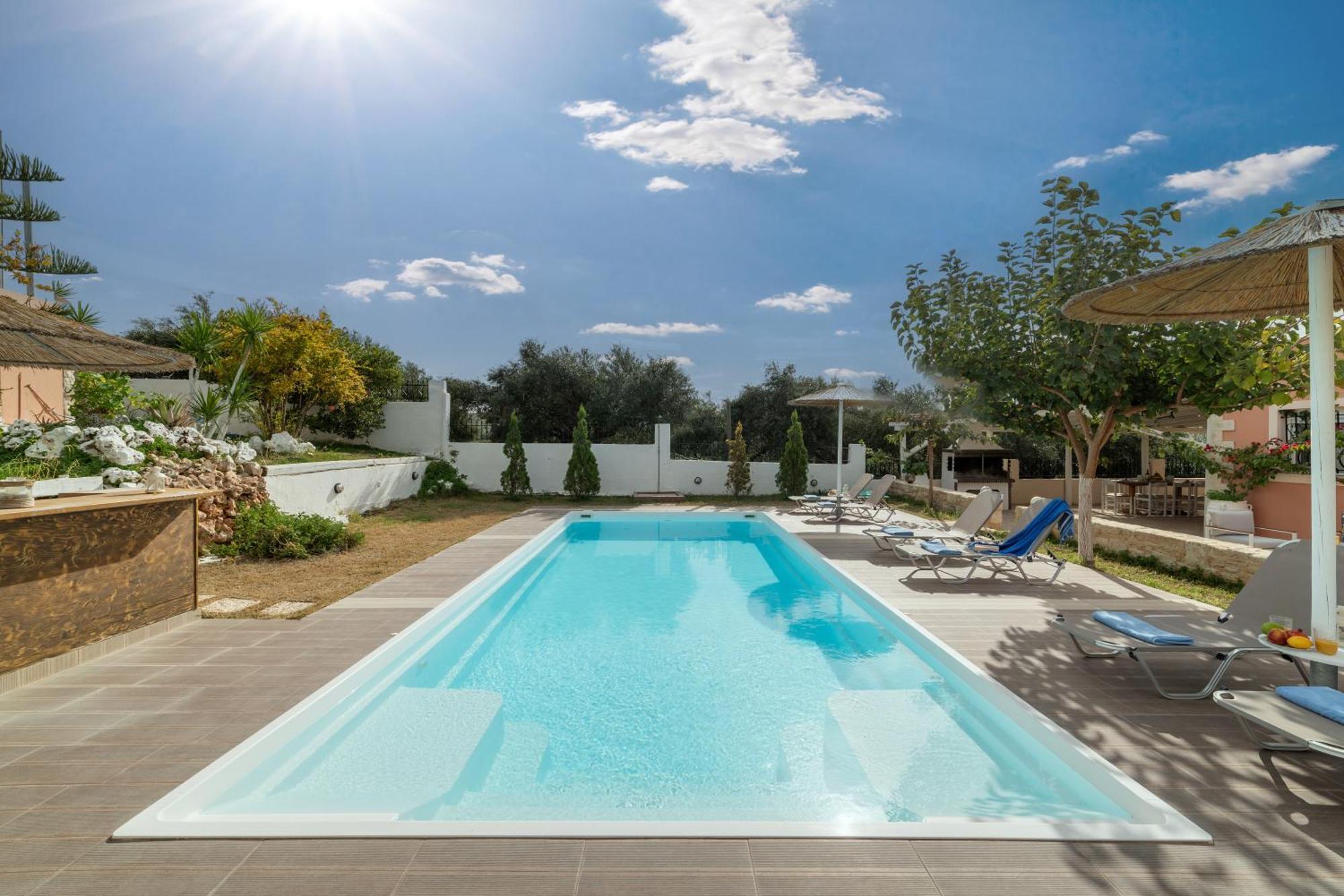 Nautilus Villa - Private Pool Elia  エクステリア 写真